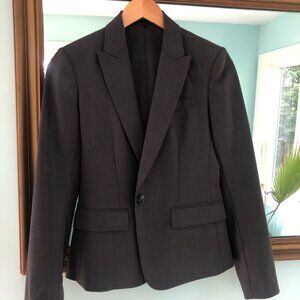 Like New Size 0 Theory Wool Blazer - Grey